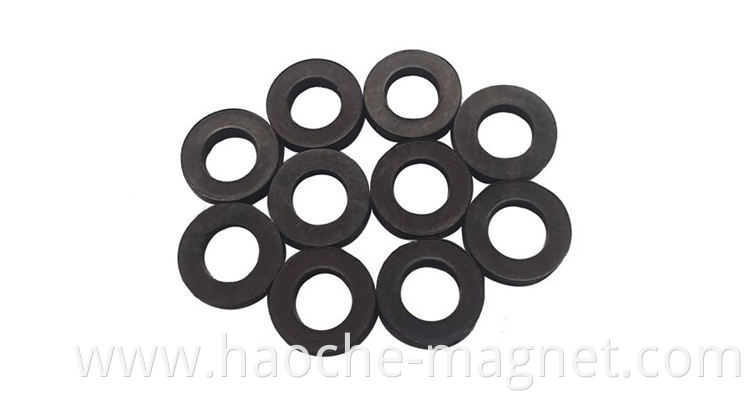 Injection Ferrite Magnetic Ring Plastic Ring Shaped Magnet